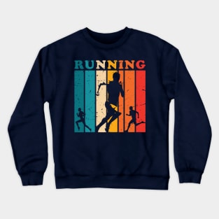 Running Is In My DNA Vintage Cross Country Running Crewneck Sweatshirt